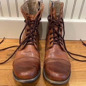 Barely worn!  Steve Madden Troopah Lace-up Boots